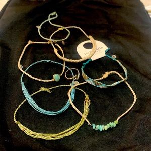 Pura vida bracelet and ring bundle